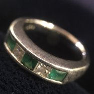 PT900 Emerald ring